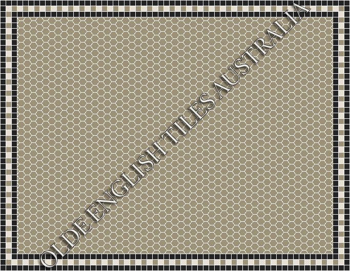  - Plain Hexagon 25 Light Grey Mosaics