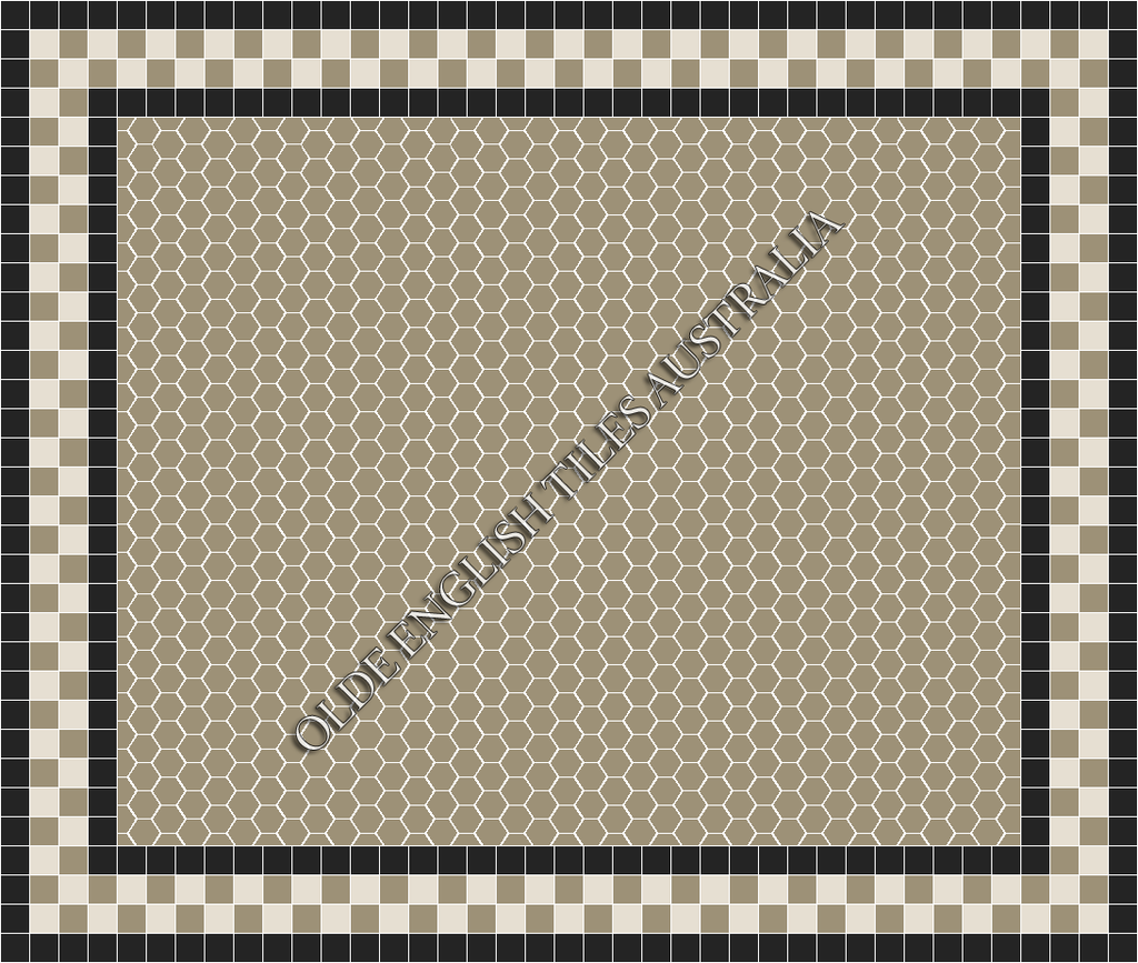Plain Mosaics - Plain Hexagon 50 Light Grey Mosaics