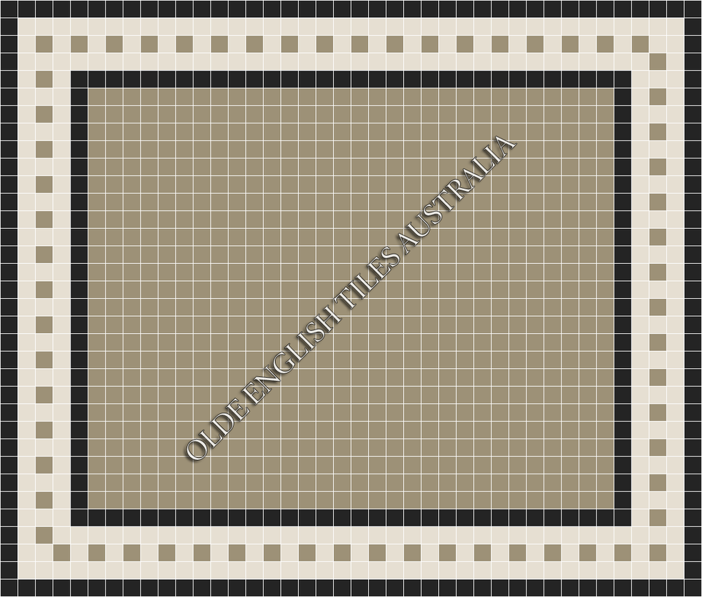  - Plain Square 50 Light Grey Mosaics