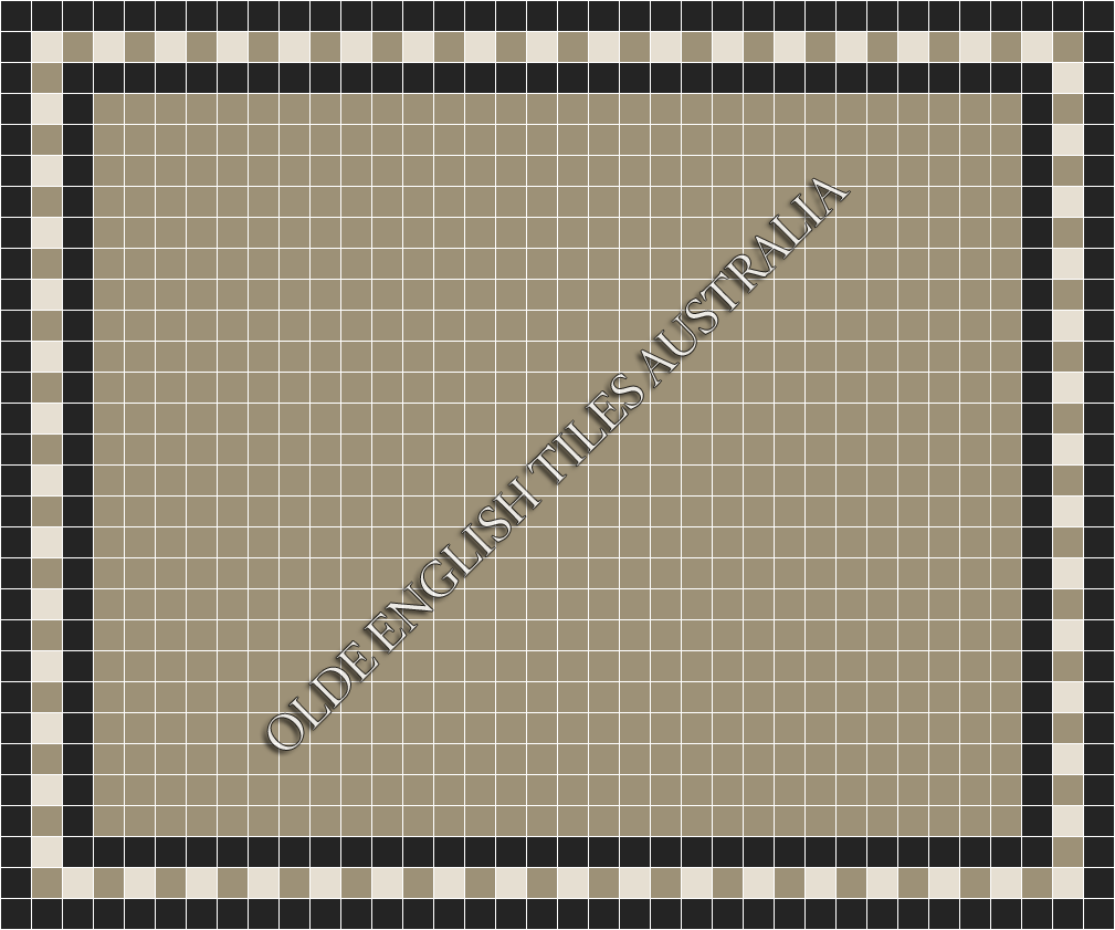  - Plain Square 50 Light Grey Mosaics