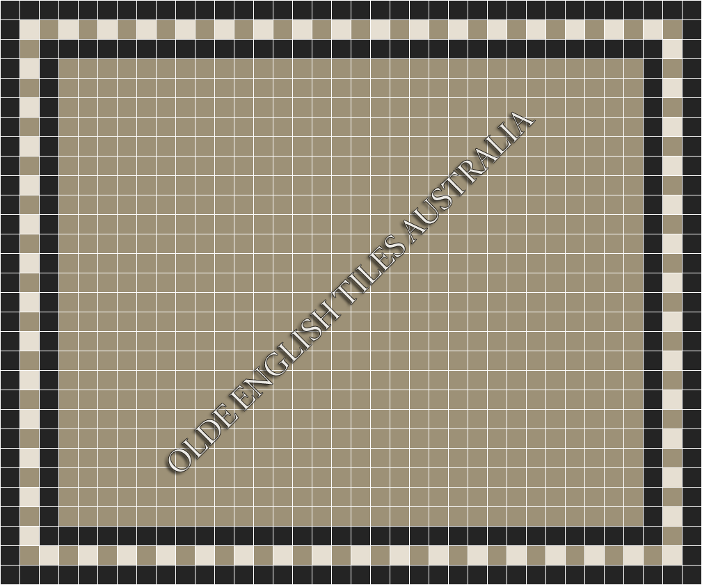 Plain Mosaics - Plain Square 50 Light Grey Mosaics