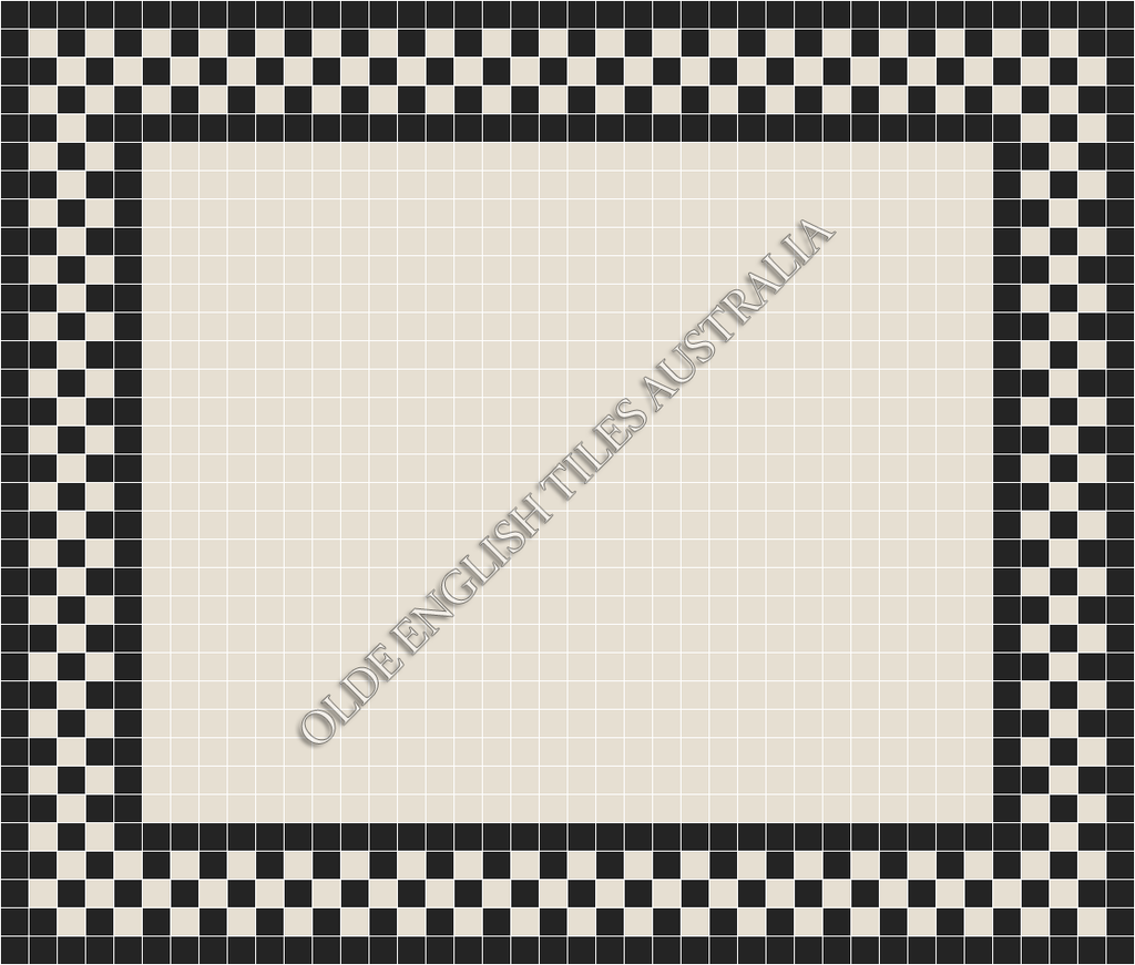 Plain Mosaics - Plain Square 50 White Mosaics