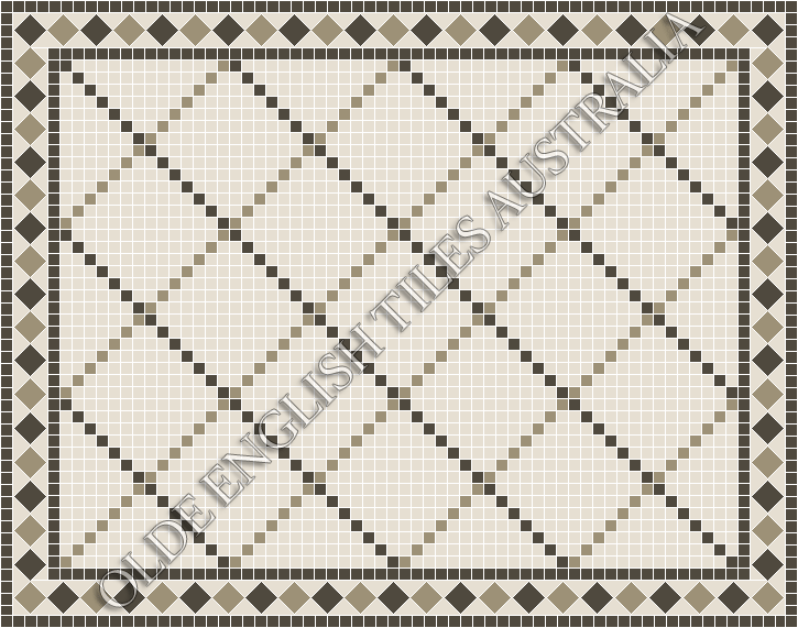  - Ritz 20 Multi White with Charcoal and Light Grey Pattern