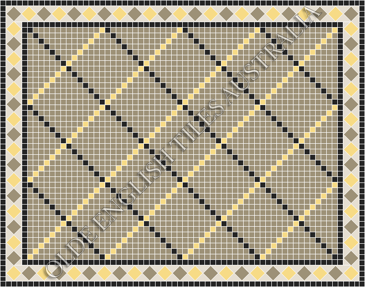  - Ritz 20 Multi Light Grey with Black and Ivory Pattern