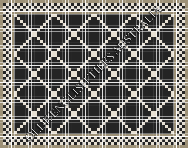  - Ritz 20 Black with White Pattern