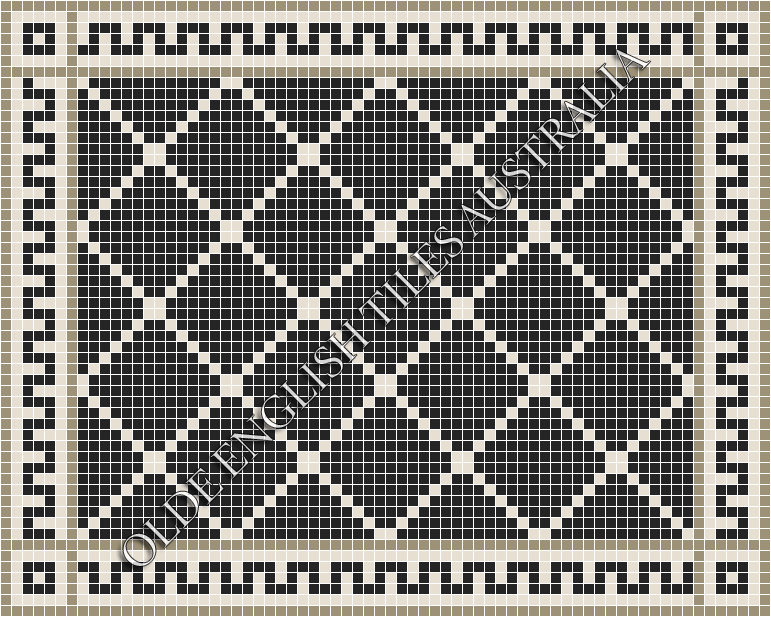  - Ritz 20 Black with White Pattern