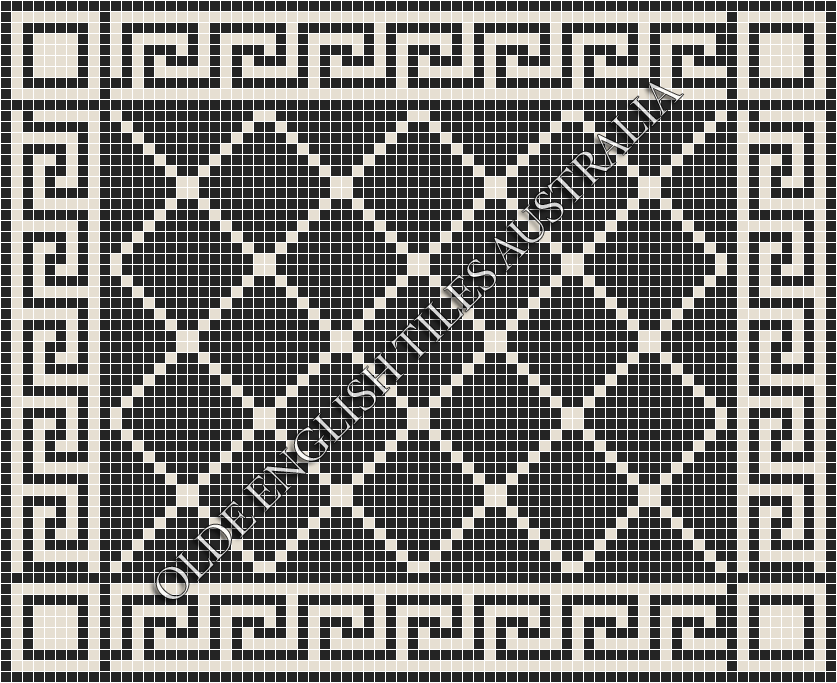  - Ritz 20 Black with White Pattern