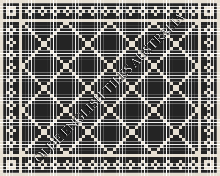 - Ritz 20 Black with White Pattern
