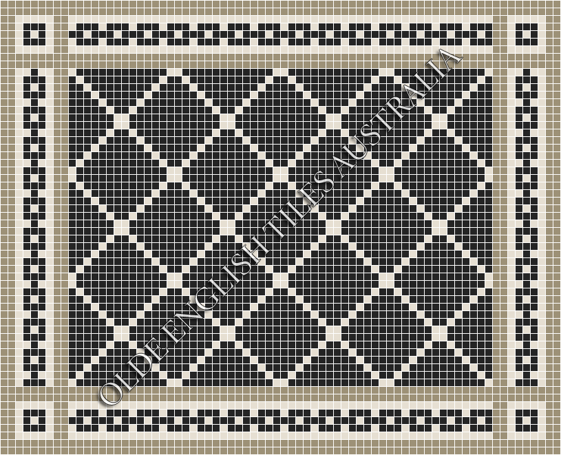  - Ritz 20 Black with White Pattern