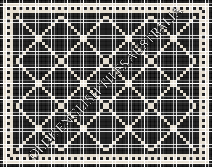  - Ritz 20 Black with White Pattern