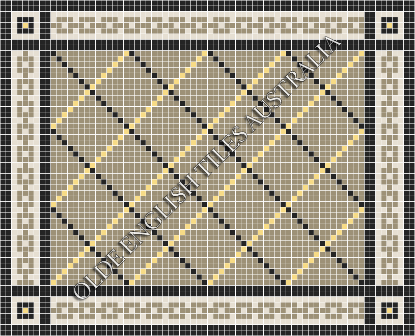  - Ritz 20 Multi Light Grey with Black and Ivory Pattern