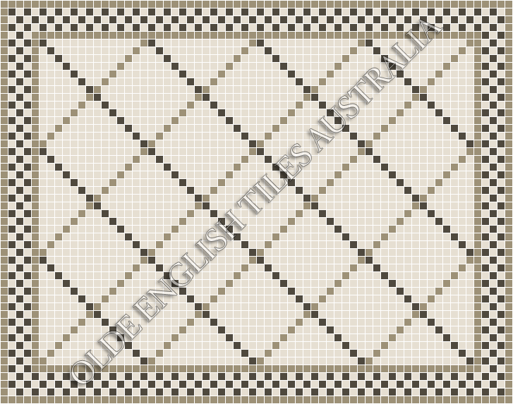  - Ritz 20 Multi White with Charcoal and Light Grey Pattern