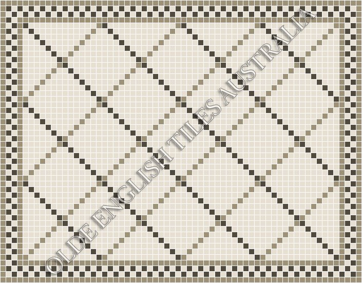  - Ritz 20 Multi White with Charcoal and Light Grey Pattern