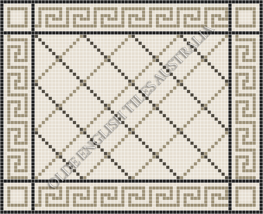  - Ritz 20 Multi White with Charcoal and Light Grey Pattern