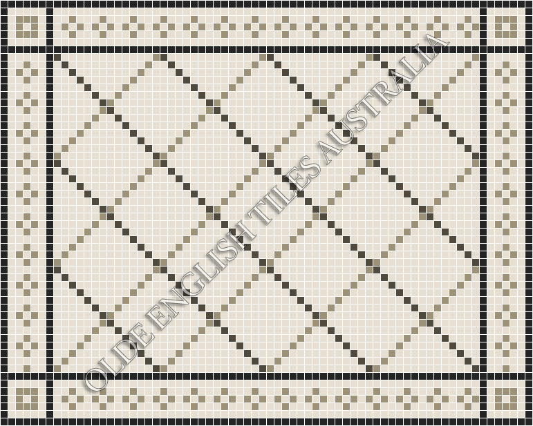  - Ritz 20 Multi White with Charcoal and Light Grey Pattern