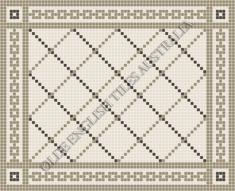  - Ritz 20 Multi White with Charcoal and Light Grey Pattern