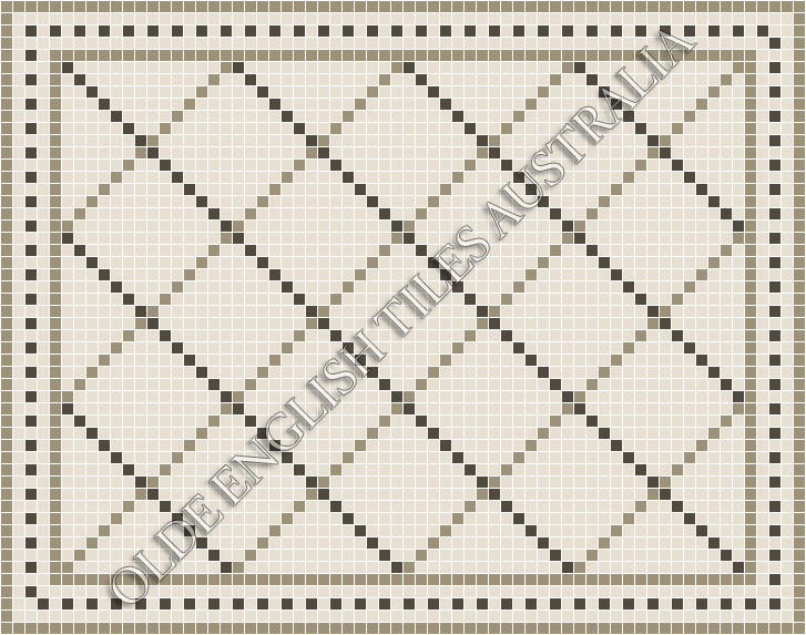  - Ritz 20 Multi White with Charcoal and Light Grey Pattern