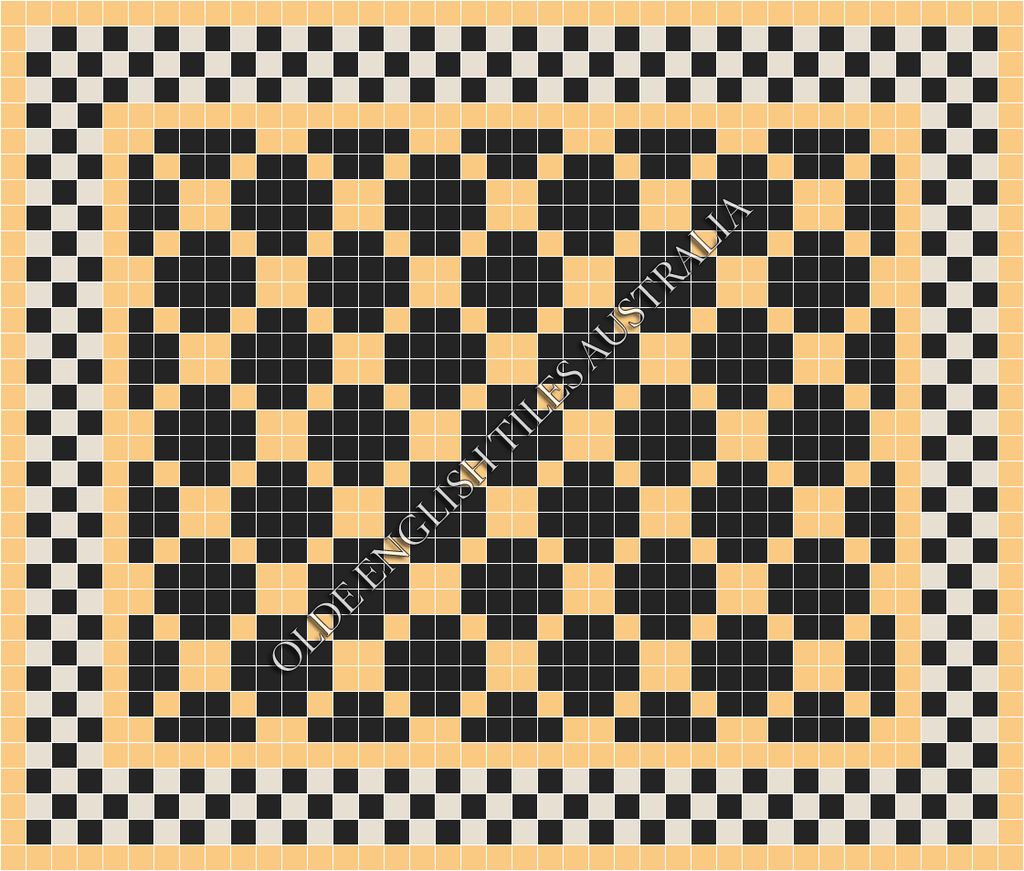  - Ritz 50 Black with Oatmeal Pattern