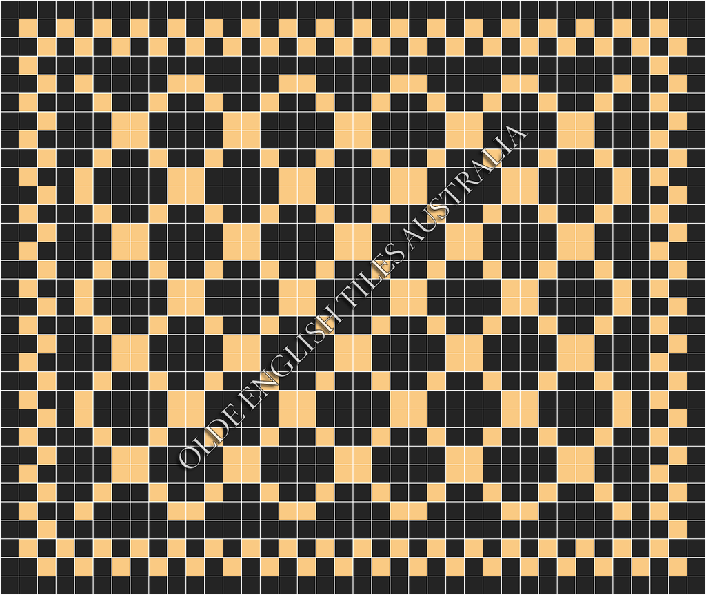  - Ritz 50 Black with Oatmeal Pattern