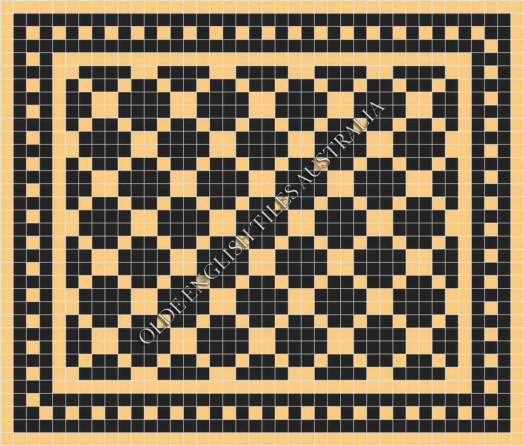  - Ritz 50 Black with Oatmeal Pattern