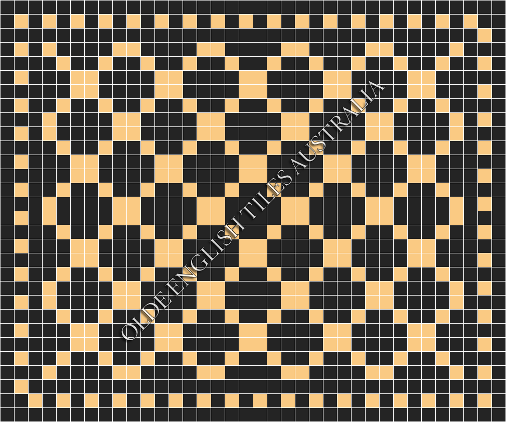  - Ritz 50 Black with Oatmeal Pattern