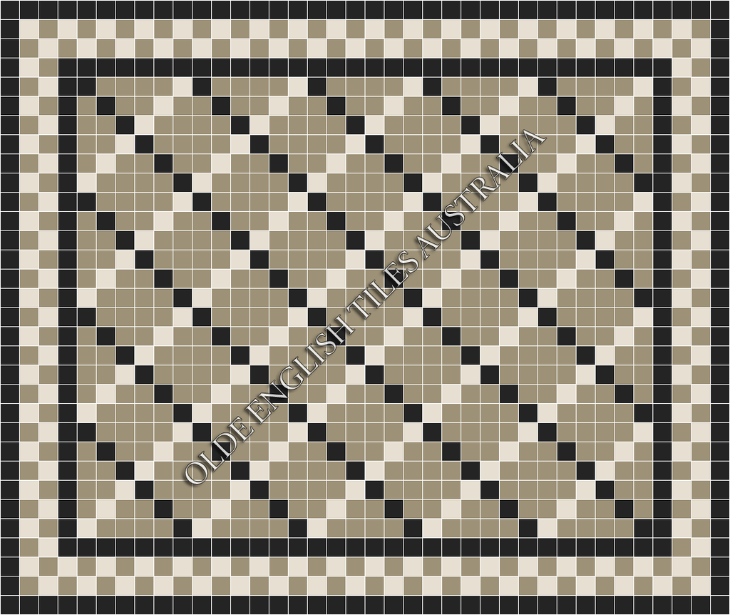  - Ritz 50 Multi Light Grey with White and Black Pattern