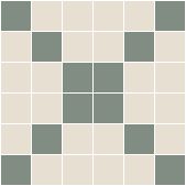  - Ritz 50 White with Light Green Pattern