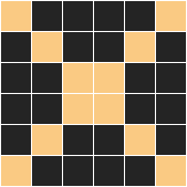  - Ritz 50 Black with Oatmeal Pattern