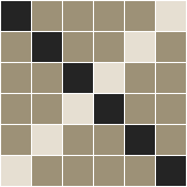  - Ritz 50 Multi Light Grey with White and Black Pattern