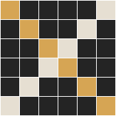  - Ritz 50 Multi Black with White and Yellow Pattern