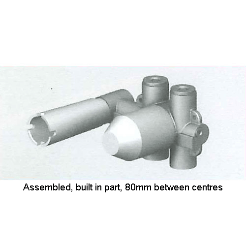  - Sun Wall Mounted Basin or Bath Mixer