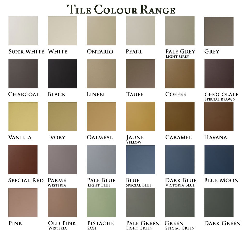 Tessellated Range Colours