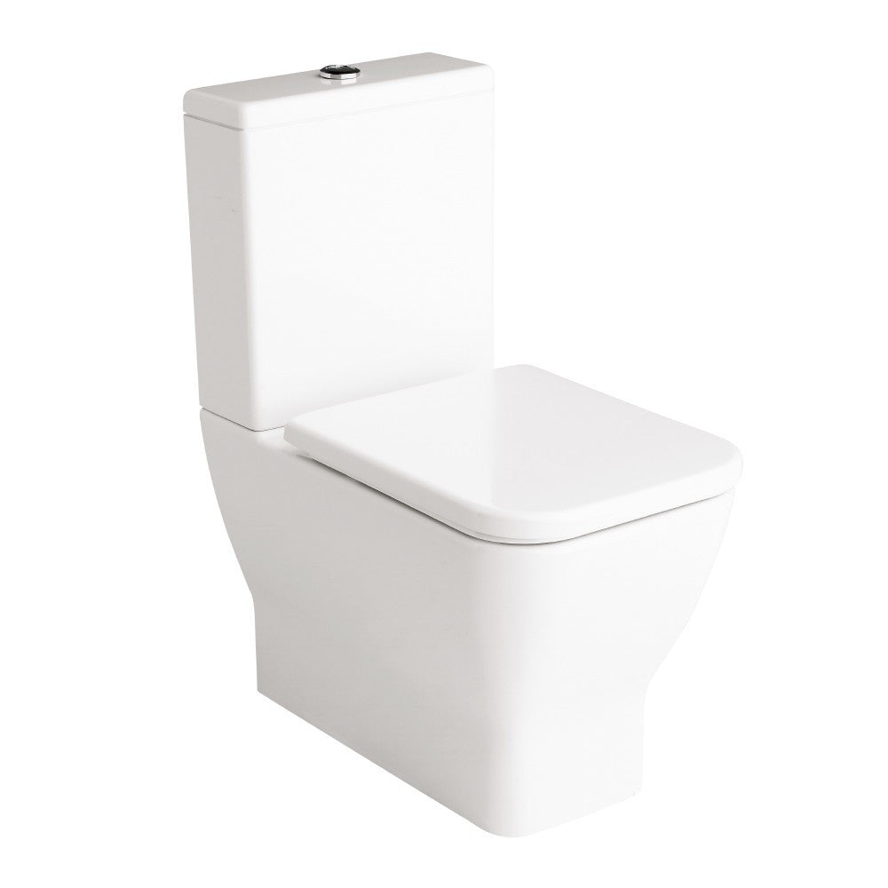  - Emma Square BTW toilet suite with soft close seat