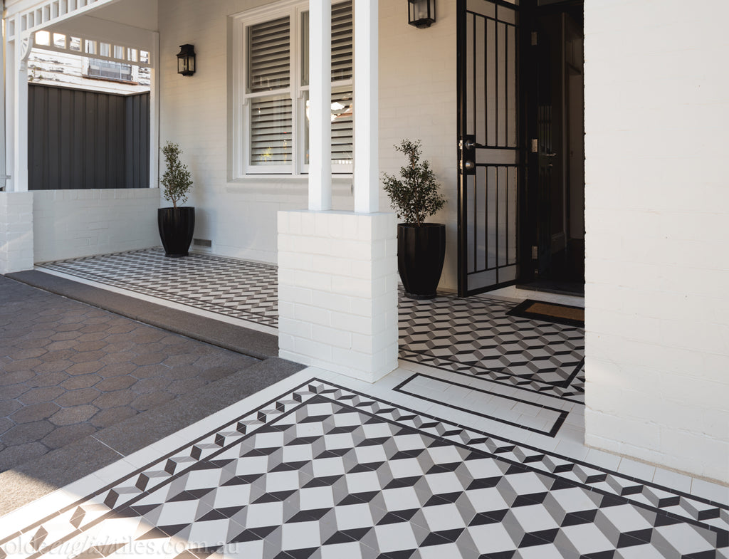 Monochrome tile patterns Slideshow Images